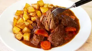 Самая знаменитая тушеная говядина! Мясо нежное, как масло.