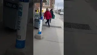 TTC worker having a fight with a dude at dufferin station