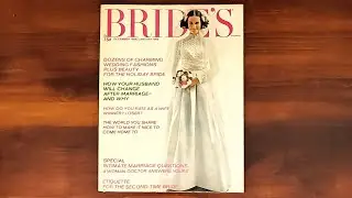 🎄 1968 December/1969 January ASMR Magazine Flip Through: Bride's