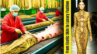 Enter the World&rsquo;s Most Exotic Leather Factory l Where Technological Innovation Meets Luxury Fashion