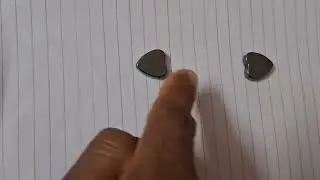 Attraction and repulsion of two small hearts