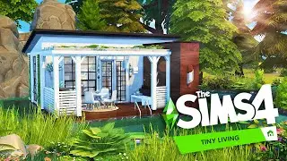 FLOATING TINY HOUSE 🌲 | The Sims 4: Tiny Living | Speed Build