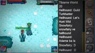 Tibiame World 20 Guild Turkhunter. İCE DRAGON hunt......