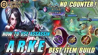 ARKE Assassin Best Jungler | How To Use Technique & Strategy Gameplay - Honor of Kings (HOK)