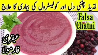 False ki Chatni | Falsa Chutney recipe | Khatti Meethi Chatni recipe | Chatni banane ka tarika