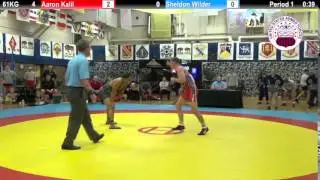 Dual #6 - FS 61 KG - Aaron Kalil (USMC) vs. Sheldon Wilder (Navy)