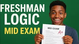 Ethiopian Freshman logic and critical thinking Mid Exam| #logic_mid_exam #freshman_cource #aplus