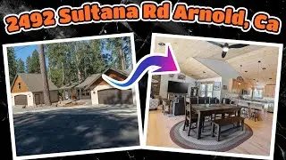 Beautiful Custom Mountain Retreat For Sale in Arnold Ca.