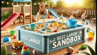 🏖️ KidKraft Wooden Backyard Sandbox | Best Large Sand Box 🏖️