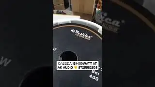 DASSKA 15/400WATT 3INCH VOICE COIL AT AK AUDIO 🤙 9725582508
