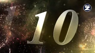 ⏳ Countdown - Numbers 10 to 0  計時器 ⏱ #Fireworks Number From 10 to 0 - 10 秒倒數