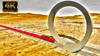 Trains vs Vertical Loop &ndash; BeamNG Drive