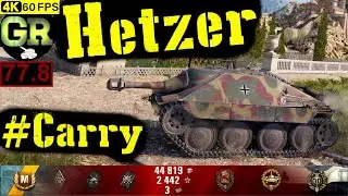 78_World of Tanks Jagdpanzer 38(t) Hetzer WoT Replay - 9 Kills 1.8K DMG(Patch 1.4.0)