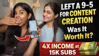 Job vs Content Creation: She Quit & Now Earns 4X with Only 15K Followers 💸❤️📸 #earnfrominstagram