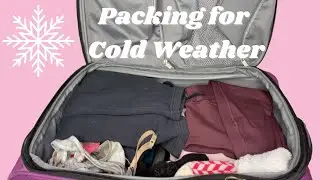 Packing for Cold Weather | Christmas in the Mid-West 2022 POLAR VORTEX