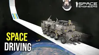 This is How to Drive Trucks With Wheels in Space, Space Engineers