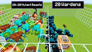 20 Wardens Vs 20-20 Mutant Beasts/Creatures/Bosses