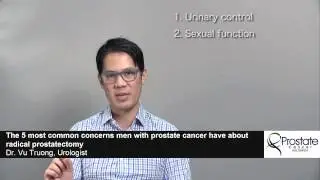 The 5 most common concerns men with prostate cancer have about radical prostatectomy - Dr. Vu Truong