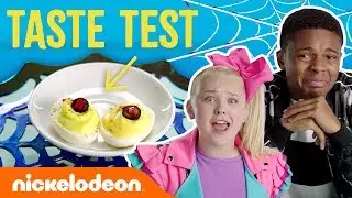 Trick Or Treat Taste Test 🍬 Ft. JoJo Siwa, Jace Norman & More! | #NickStarsIRL