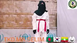 TAEKWONDO POOMSEA NO 4.1.2.3. | Taekwondo basic form 1 | full tutorial 