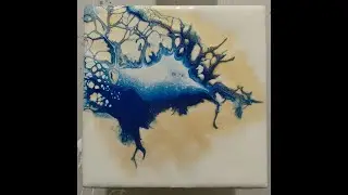 #17-Acrylic Pouring on Ceramic Tiles