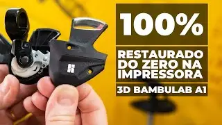 Restauramos pe&ccedil;as quebradas, faltando peda&ccedil;os, com a impressora 3D Bambulab A1. Pedaleria
