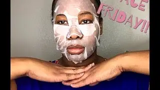 Face Friday: Yes To Coconut Oil Paper Facemask Demo and  Review