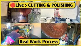 🔴Live Granite Block Cutting - Today Process | Indian Granite Factory #granite #graniteblocks #galaxy