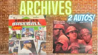 2021 Topps Archives Baseball Hobby Box 2 Autos Per Box ** New Parallels! **