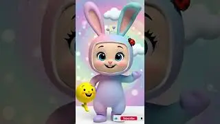 Colors & Fruits with Bunny | Red Apple 🍎 Orange 🍊 Yellow Banana 🍌#nurseryrhymes  #bunnybelltv