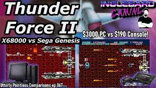 Thunder Force II X68000 vs Sega Genesis | Mega Drive | Utterly Pointless Comparisons