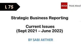 Current Issues - SBR