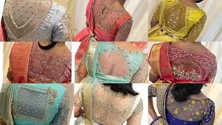 Grand net work blouse designs 🤗🎉@abi_aari_works_chidambaram #9344862550