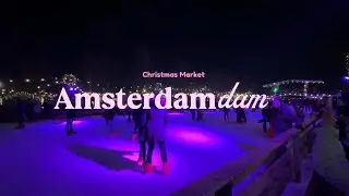 Weihnachtsmarkt Vlog Amsterdam 🎄❄️￼