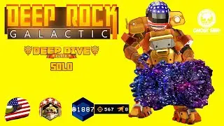 Deep Rock Galactic — Solo Driller Elite Deep Dive [Week 100] (Red Sorrow) Dense Biozone