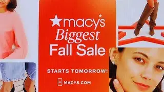 MACY'S COMMERCIAL 2025 | MACY'S BIGGEST FALL SALE (STARTS TOMORROW!) MACYS.COM | MACY'S 