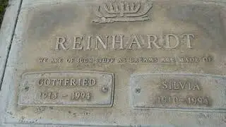 Gottfried Reinhardt Grave Hillside Memorial Park Culver City Los Angeles California USA May 24, 2023