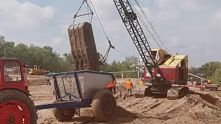 Ruston Bucyrus 10RB Dragline/Seilbagge/Lingrävare Higro Show Beusichem 2024