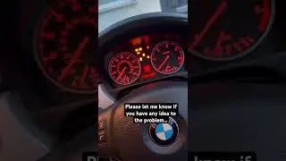 BMW e90 Christmas tree dashboard warning lights