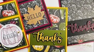 YouTube Tuesday Session 119:  Fun & Fabulous Stampin&rsquo; Up! Rustic Harvest & Amazing Thanks Cards