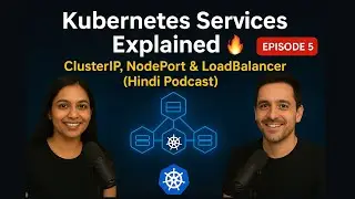 🌐 Kubernetes Services Explained in Hindi | ClusterIP, NodePort, LoadBalancer  Explained EP.5