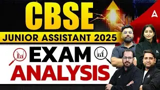 CBSE Junior Assistant 2025 Exam Analysis 🔍 | Complete Paper Review & Good Attempts | By Experts