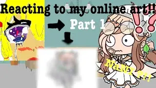 React to my online arts !! *WARNING! Cringe*