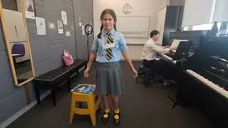 ABRSM grade4 Singing for musical theatre performance passed with distinction.