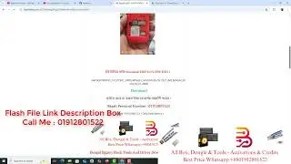 Bengal Bg203 Flash File MT6261  Official Firmware