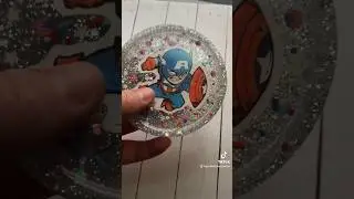 Captain America Resin Coaster (Superheroes)