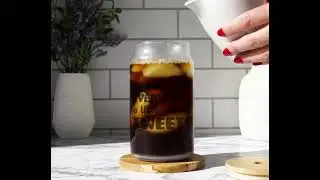 Making Every Day a Little More Tweet Can Glass, Cute Chicken Lover Gift, Sweet day coffee glass