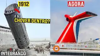 Por que as chaminés dos navios a vapor eram tão grandes? chovia dentro?