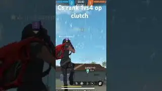 CS 1vs4 op clutch mp5 gameplay #freefire #viral #shortvideo #youtube