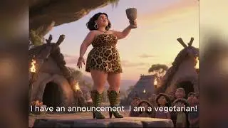 Забавное объявление о BBW Cave woman